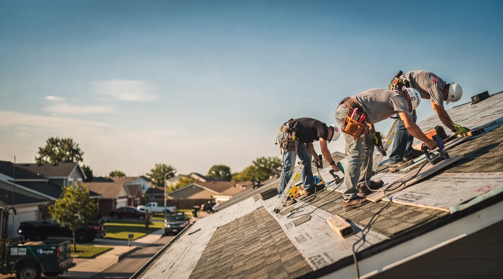 Roof Tarp Installation in North Chelmsford, MA